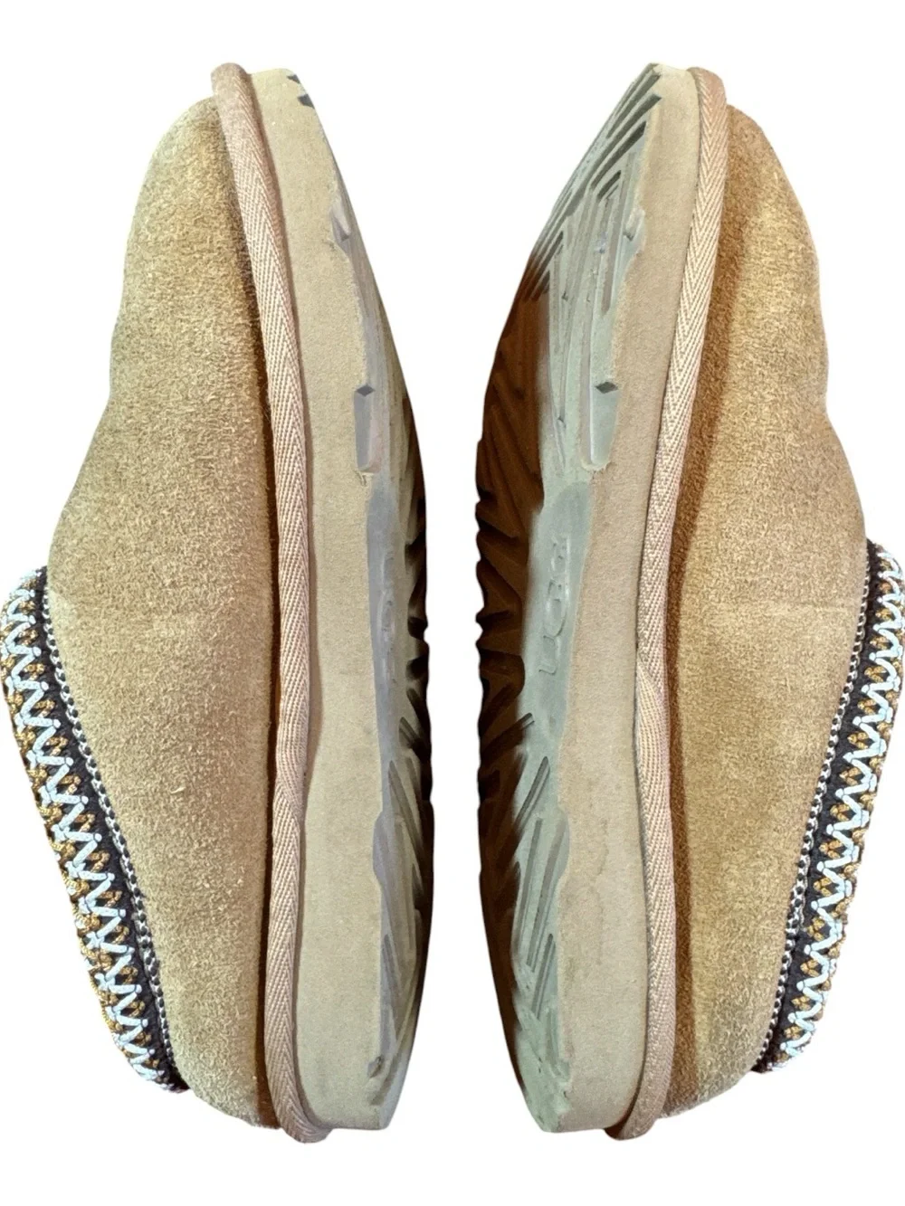 UGG Kids 1143776K TAZZ Slippers Unisex Shoes Size 3 Sand Tan